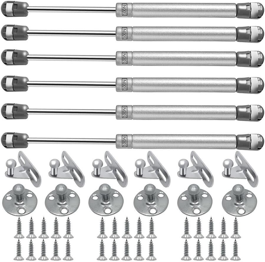 Hydraulische gasveer gasdrukdempers geschikt voor meubels 6 stuks