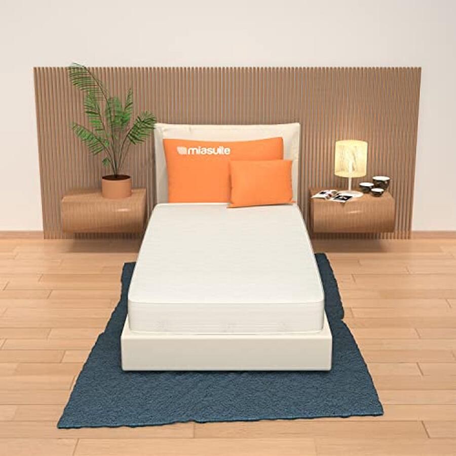 Hypoallergenisch Traagschuim Matras 80 x 200 cm Diepte 20 cm met Aloë Vera Perfect voor Eenpersoonsbed