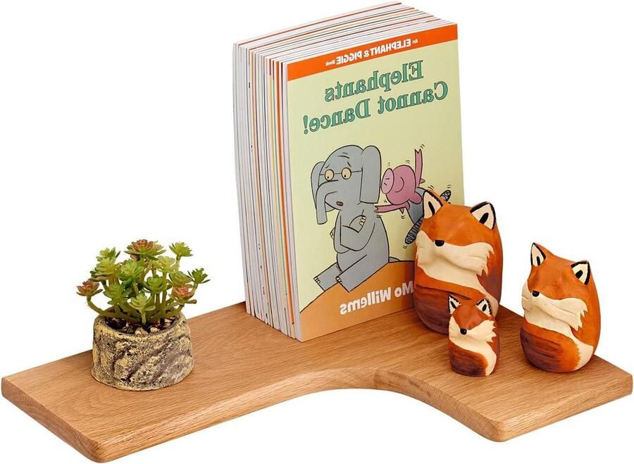 Drijvende Hoek Wandplank Hout L-Vorm Eiken Display Wandmontage voor Woonkamer Badkamer OAKERLAND Hoek Planken met zoeken opslag corner shelf wall