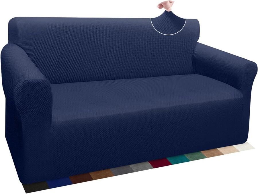 Fluwelen Zachte En Dikke Sofa Hoes Antislip Stijlvolle Hoes Voor Meubels Fluwelen Hoes Voor Hoesjes Stijlvolle Moderne Hoes Voor Fluwelen Pluche Meubels(1-Zits Donkerblauw) - Foto 7