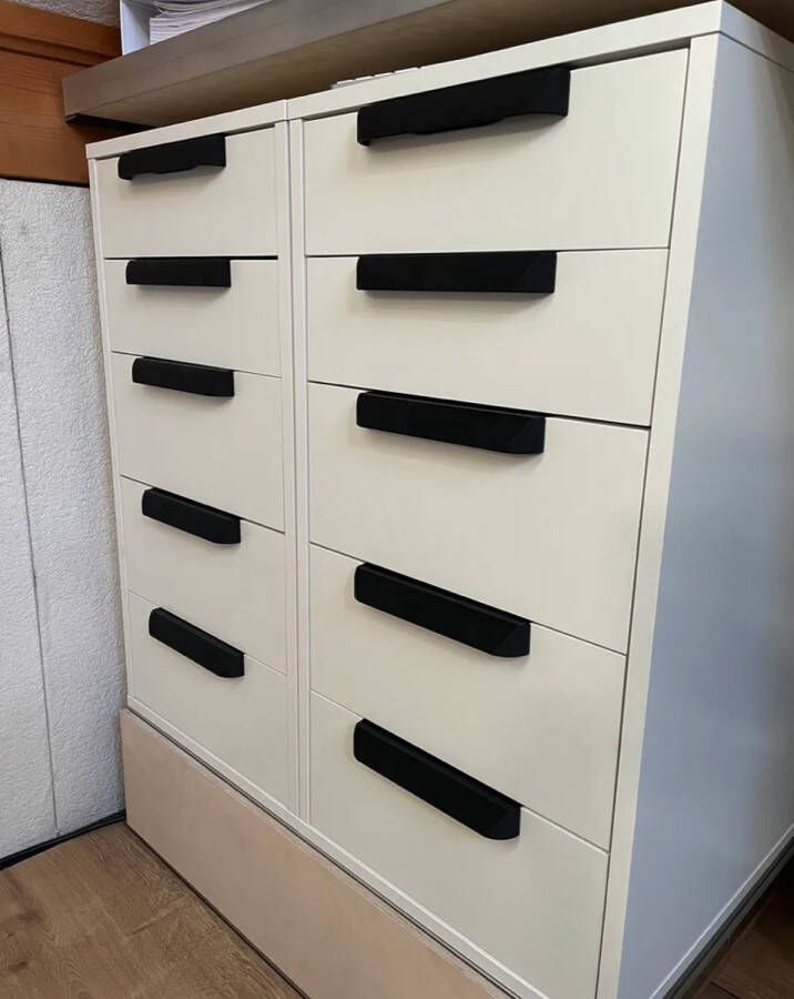 Ikea Alex Hendel (Handvat) Setprijs Set van 5 Kleur Wit