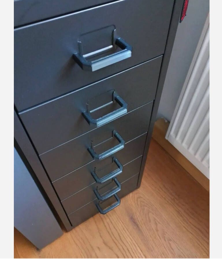 Ikea HELMER Hendel (Handvat) Setprijs 6 stuks Kleur Zwart