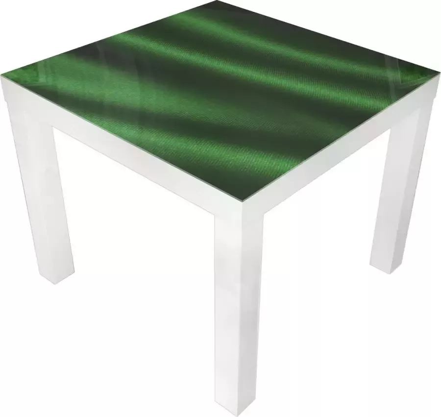 Designglas Salontafel Glas Bijzettafel Woonkamer Koffietafel Ikea Lack Onderstel Fotoprint 55x55cm