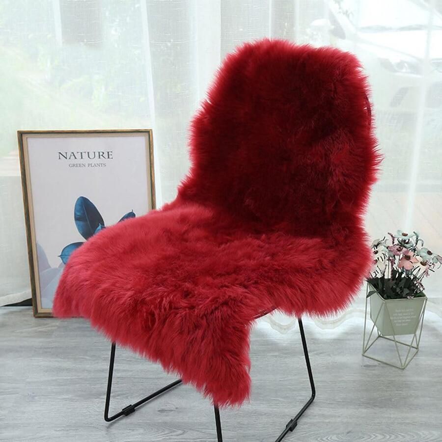 Imitatie Lamsvacht Tapijt Hoogwaardige Vacht 1 stuk Polyester 60 x 90 60 x 100 cm