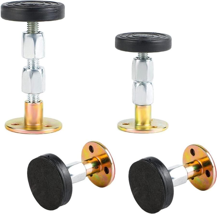 Allecto plus Verstelbaar bedframe hoofdeinde Set van 4 stuks Antishake tool voor bed kast en meer