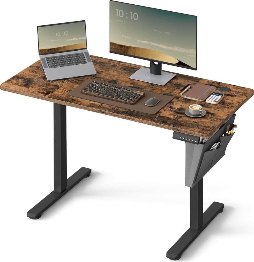 Woon Wereld In hoogte verstelbaar bureau elektrisch 60 x 120 x (72-120) cm