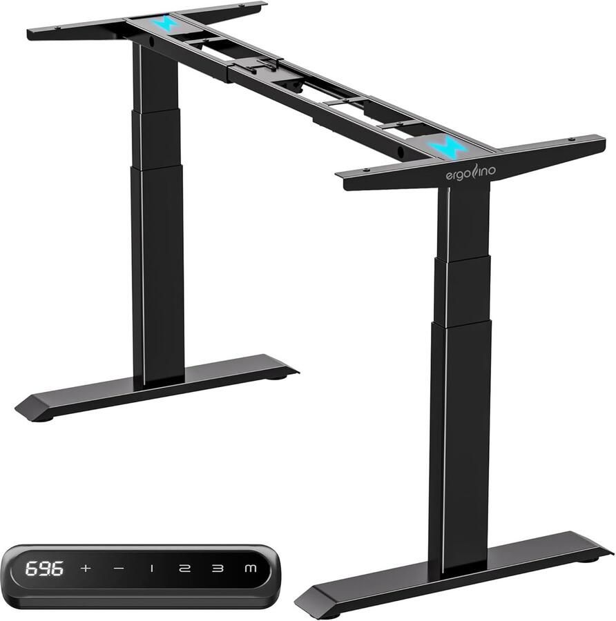 In hoogte verstelbaar bureau met dubbele motor Elektrisch bureau frame voor een gezonde werkhouding