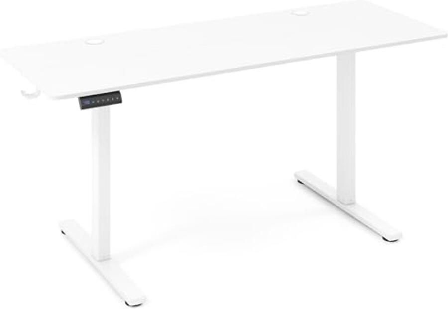 In hoogte verstelbaar elektrisch bureau 160 x 60 cm met geheugenhoogtes en oververhittingsbeveiliging