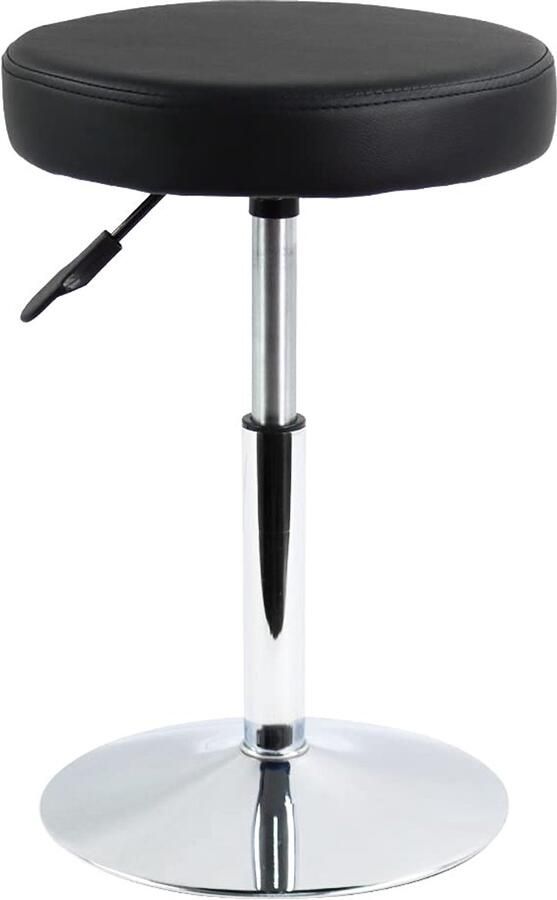 In hoogte verstelbare bureaustoel 360 graden draaibaar 1 stuk PU-leer