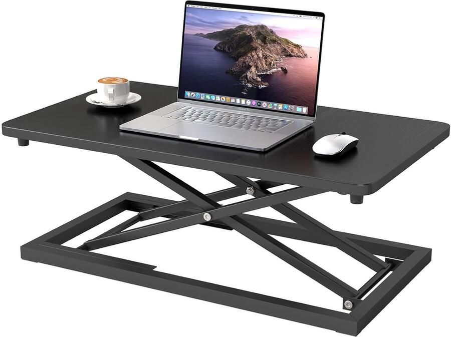 In hoogte verstelbare laptoptafel ergonomisch ontwerp 1 stuk 34 x 60 cm