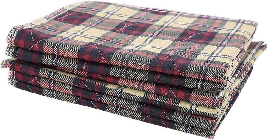 Incontinent Pad Reusable Washable Waterproof Breathable Hypoallergenic Mattress Protector for Bed Wetting Kids Adult 3 Pack