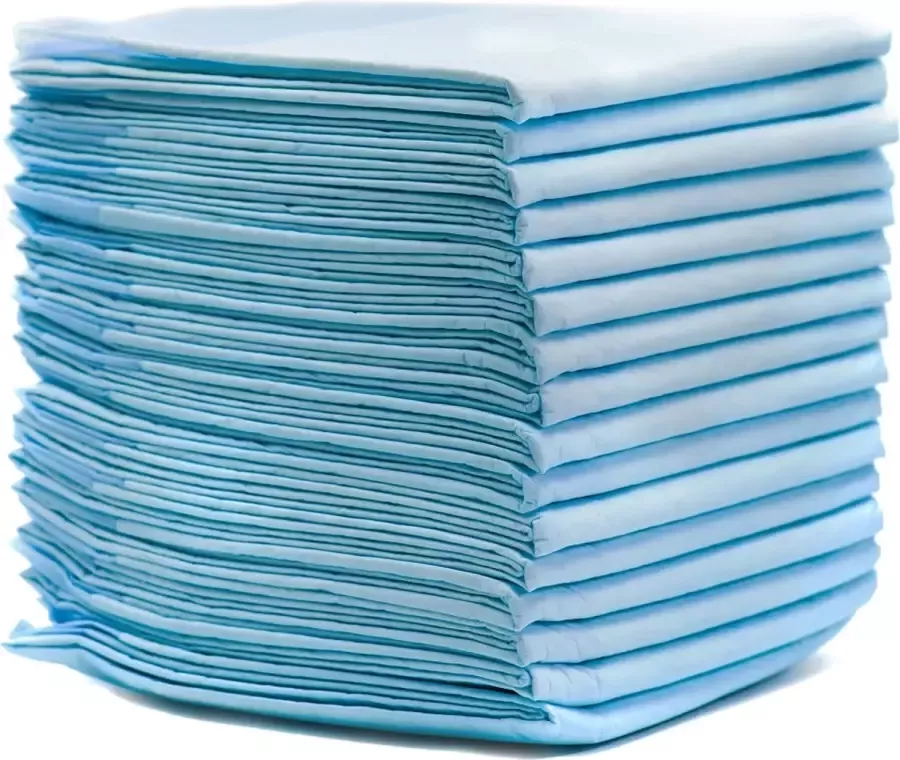 Incontinentie bed onderleggers Wegwerp onderleggers – 40x60 cm – 6 laags 100 stuks – Matrasbeschermers