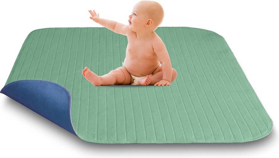 Incontinentie pad 75x100 (4 stuks) 4 lagen tot 26280 ml m² zuigkracht wasbaar incontinentie-onderlegger wasbaar matrasoplegger geschikt voor volwassenen bed