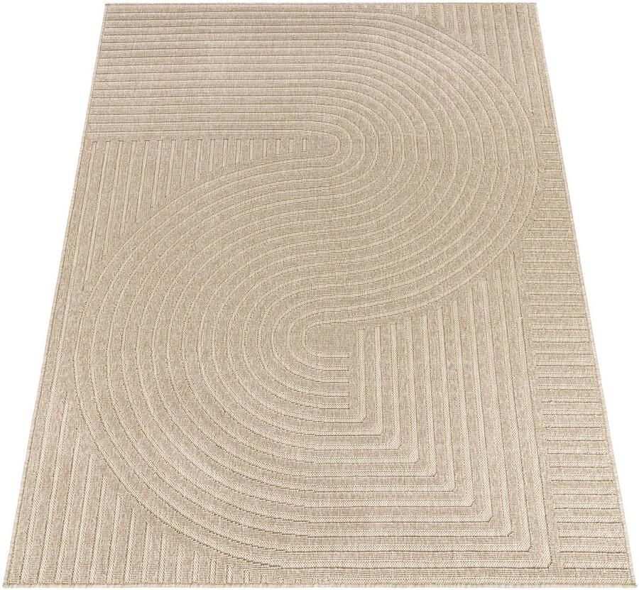 Indoor & Outdoor Rug zacht duurzaam 3D geometrisch patroon weerbestendig gemakkelijk schoon