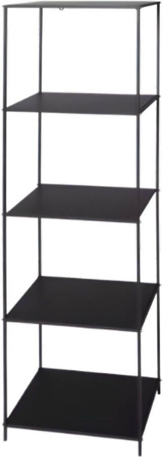 Industriële Metalen Wandkast met 5 Planken: Een Stijlvolle Opslagoplossing