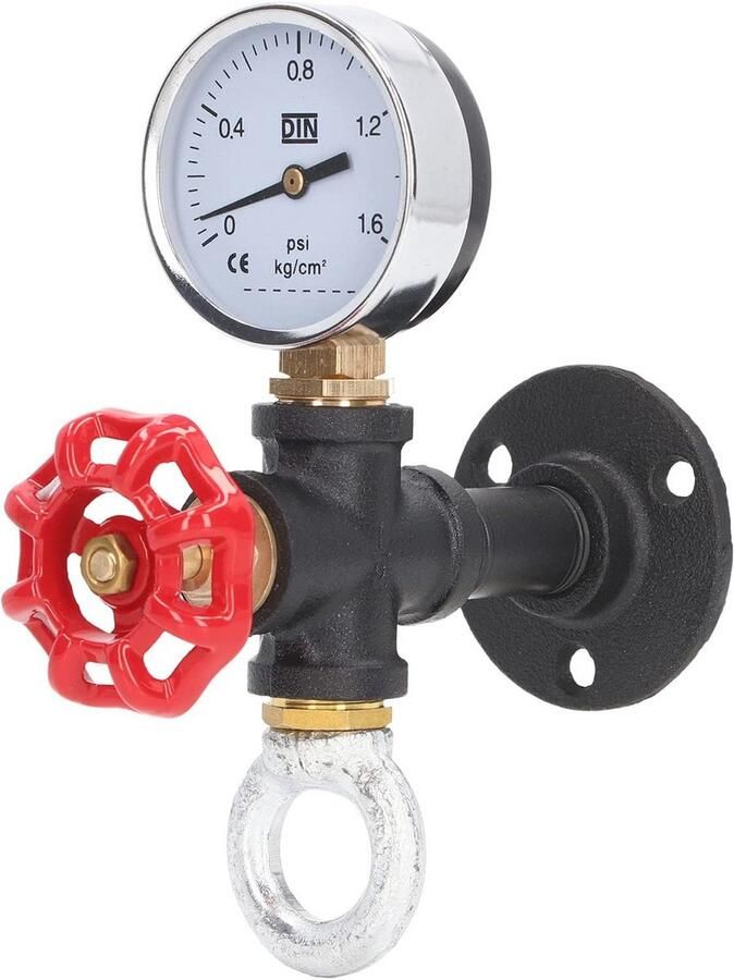 Industriële Wandkapstok met Haken voor Kleding Stijlvol Ijzeren Kledingrek voor Thuis en Kantoor