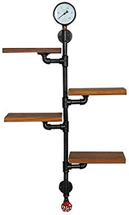 Industriële wandplanken voor opslag en decoratie Ruimtebesparende planken voor keuken woonkamer studeerkamer en hal