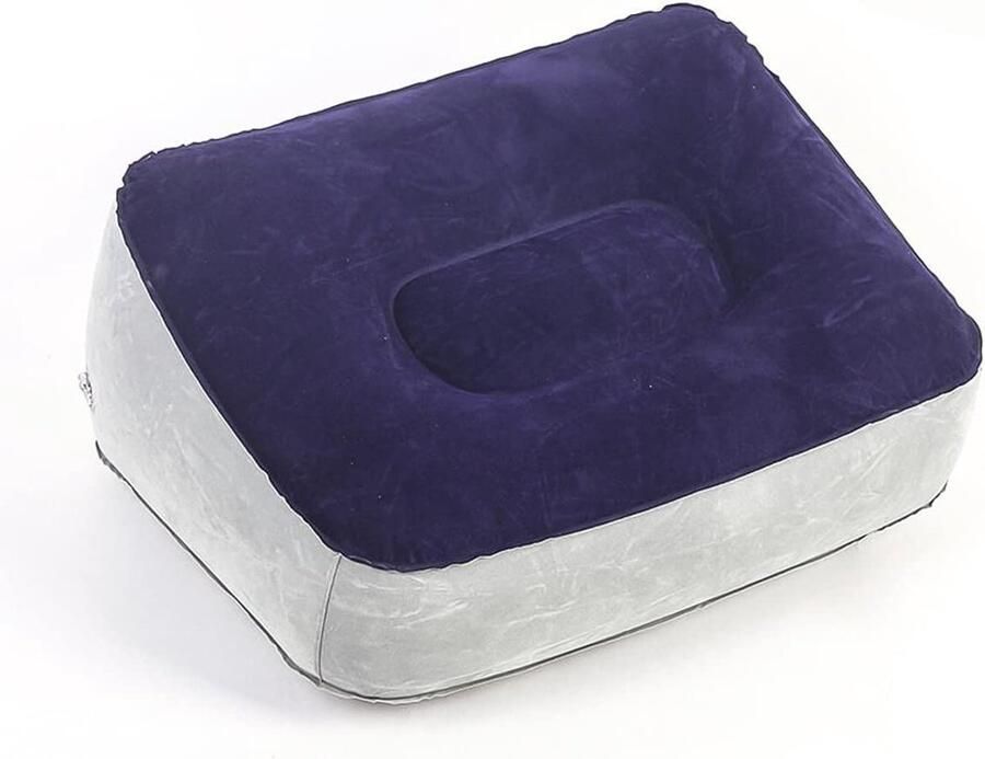 Inflatable Air Footrest Cushion Travel Accessory