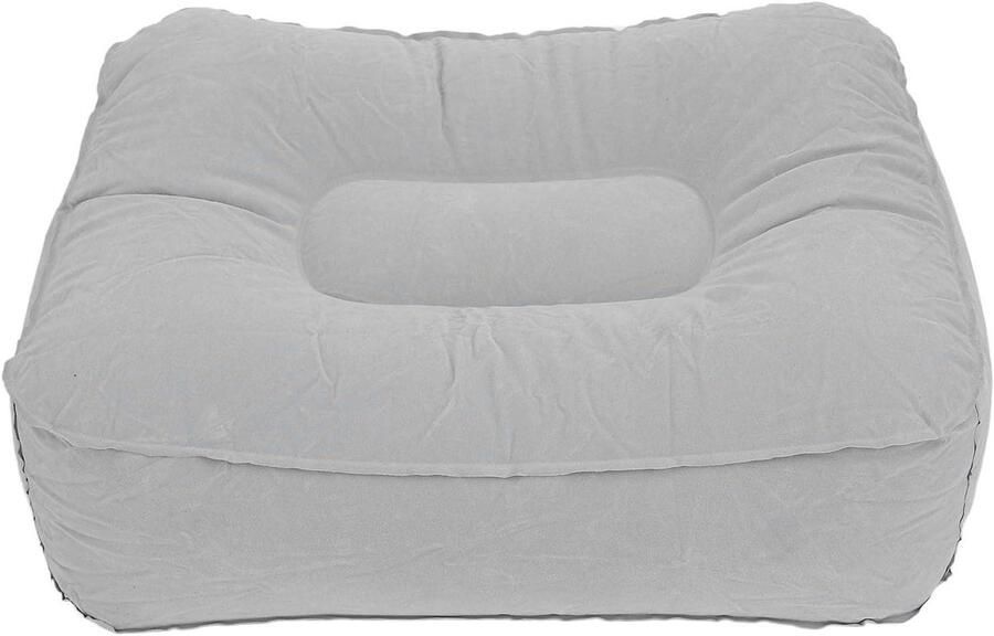 Inflatable Voetensteun Kussen voor Reizen Verstelbare Hoogte Snelle Opblaasbare Beensteun voor Vliegtuig Auto Thuis Trein