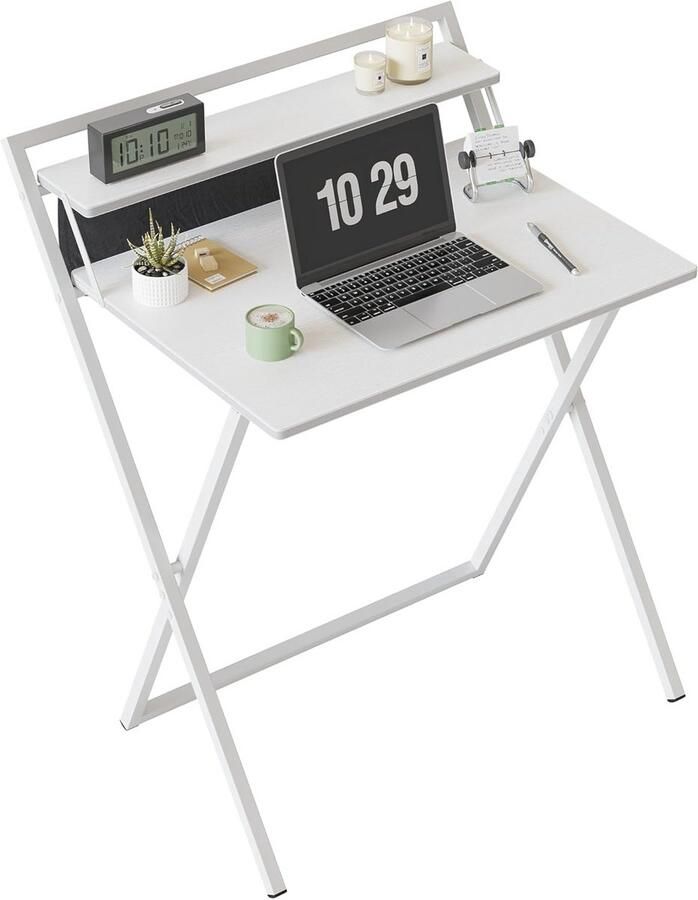 Inklapbaar Bureau 60 cm Ruimtebesparende Computertafel voor Thuiskantoor