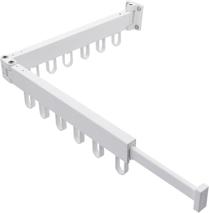 Inklapbaar Droogrek voor Kleding Multifunctioneel Uittrekbaar en Ruimtebesparend