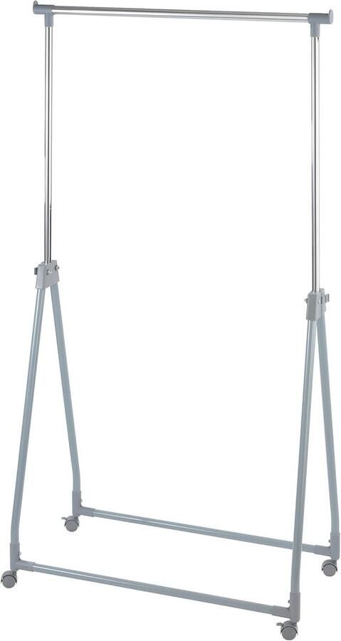 Inklapbaar Kledingrek met Verstelbare Kledingstang en Wielen – Ruimtebesparend en Flexibel