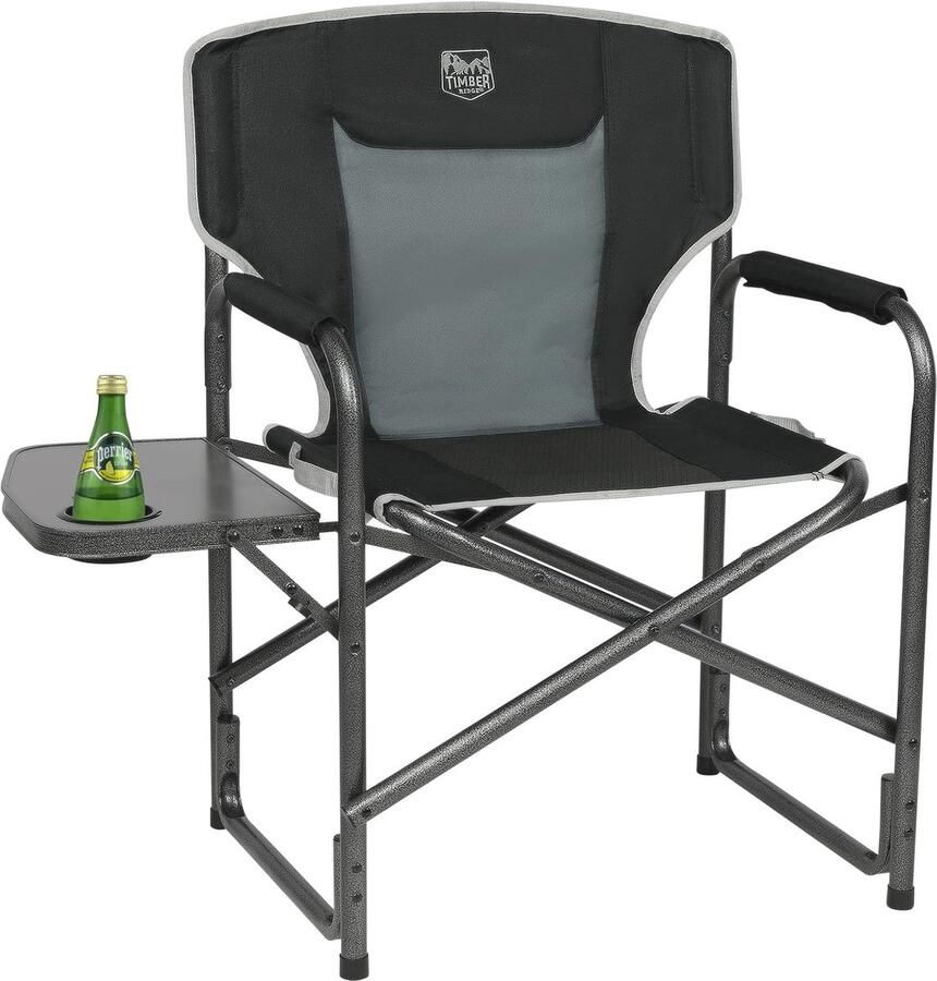 Inklapbare Aluminium Bestuurdersstoel voor Camping Tot 135 kg Draagkracht