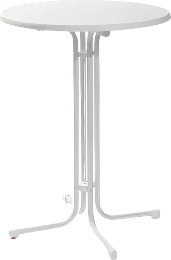 Inklapbare Bistrotafel Rond 70 cm Bartafel voor Binnen en Buiten