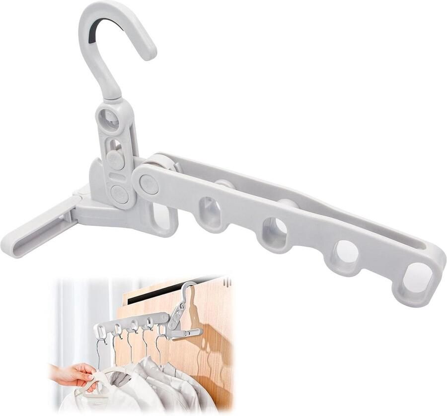 Inklapbare deurgarderobehaken Wandkledingstandaard 1 stuk ABS-deurhaken Wandmontage garderobehaken Voor bijkeuken badkamer balkon Ruimtebesparende kledinghaken