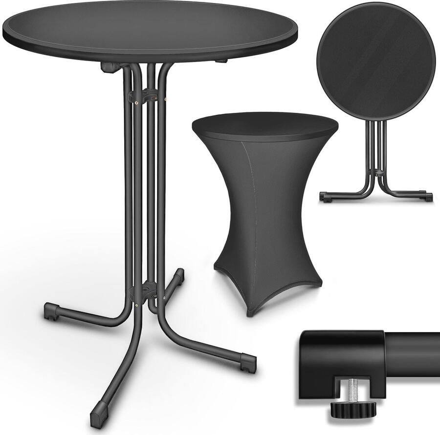 Inklapbare Gastro Statafel 80 cm Weerbestendig en Perfect voor Binnen en Buiten