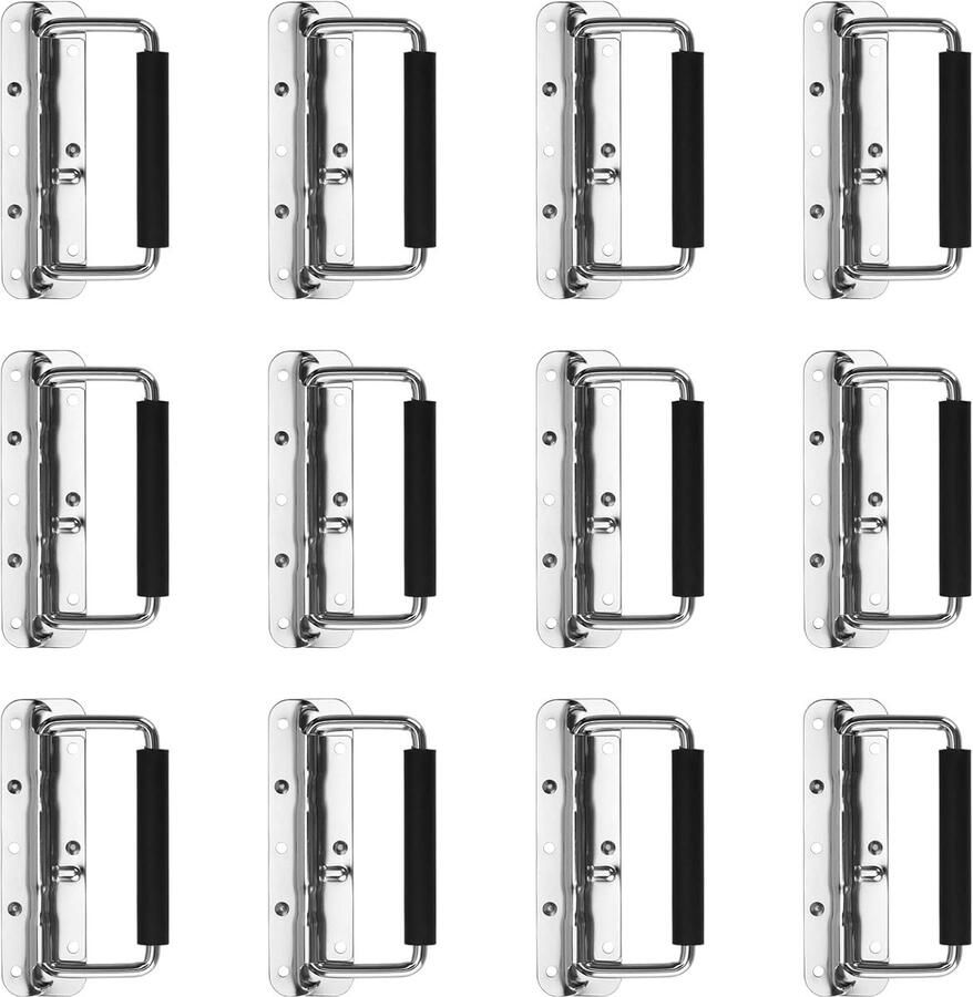 Inklapbare kistgrepen robuust en praktisch pack van 12