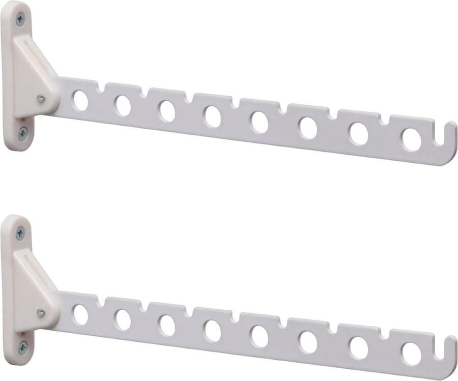 Inklapbare Kledinghaken 310 mm 2 Stuks Ruimtebesparend en Functioneel