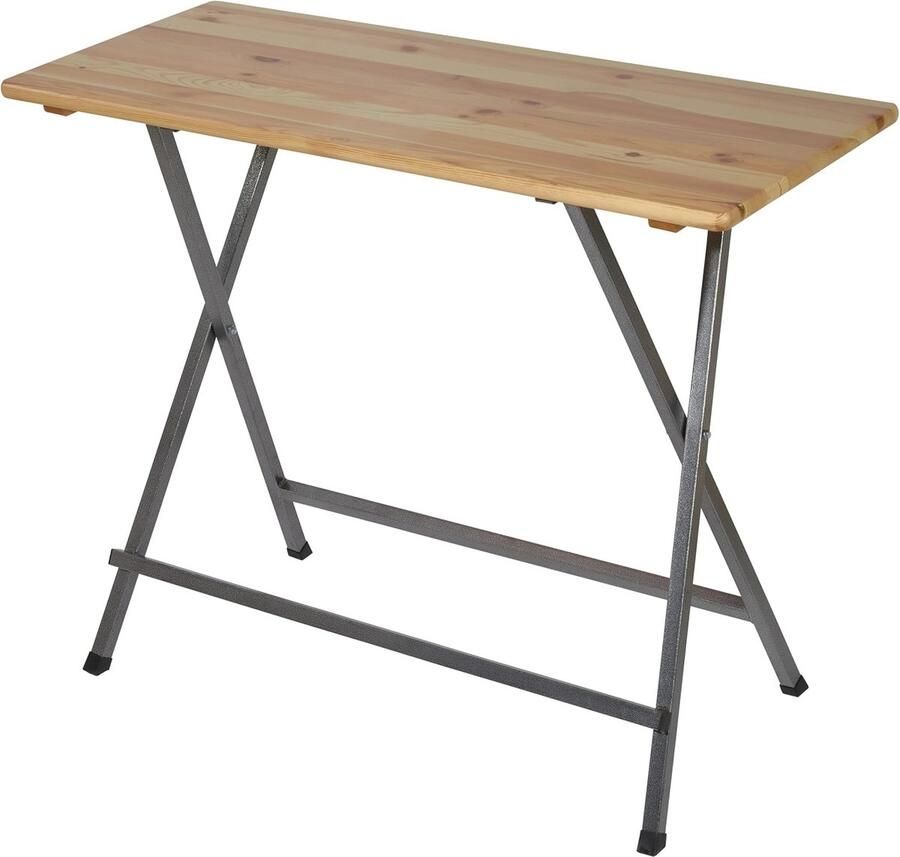 Inklapbare statafel Hout staal 140 x 60 x 110 cm Perfect voor buiten evenementen