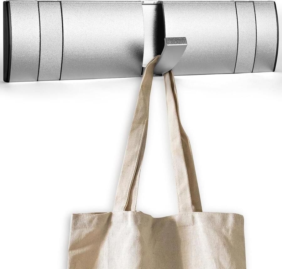 Inklapbare Wandkapstok met 3 Haken Ruimtebesparend en Elegante Design