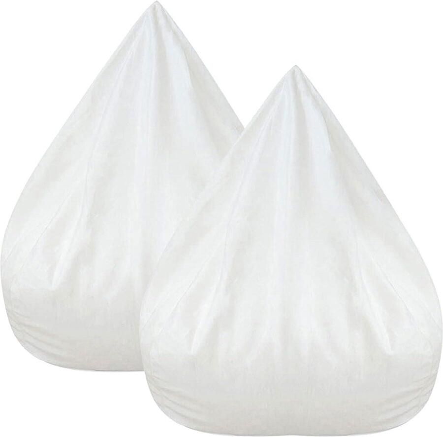 Inner Cover for Bean Bag Cover without Filler Chair Cover for Lazy Sofa Handkerchiefs for Bean Bag Replacement Cover for Bean Bag Insert Fabric Cover for Bean Bag Couch (2 Pieces 80X90cm)