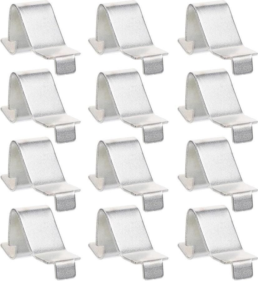 Inovra Plus 12 Stuks Ordner Accessoires Boekenkast Clips Metaal Kast Rek Beugel Keukenkasten Plank Clip Organisatieoplossing met Metalen Plank Houders