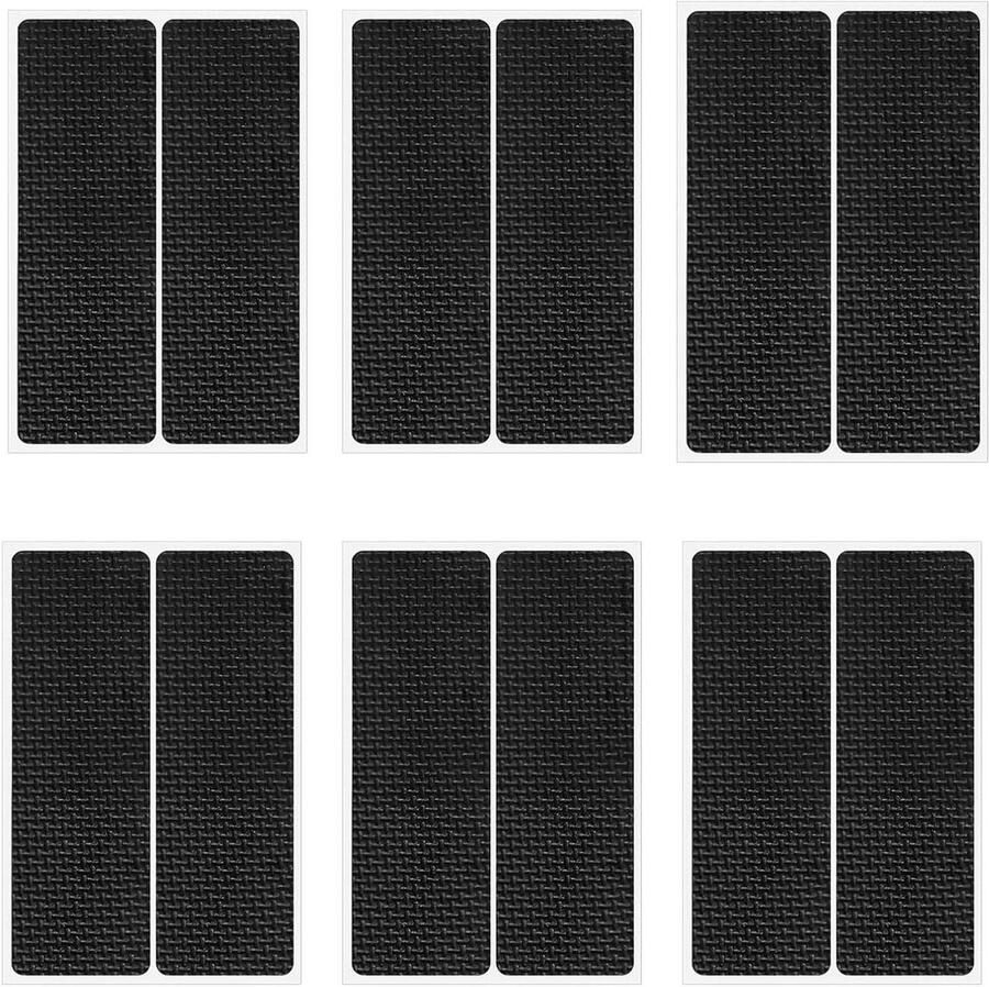 Inovra Plus Antislip rubberen matten zelfklevend 12 stuks voor meubels 145 x 45 cm bescherming meubelpoten meubels stoelpoten tafels banken