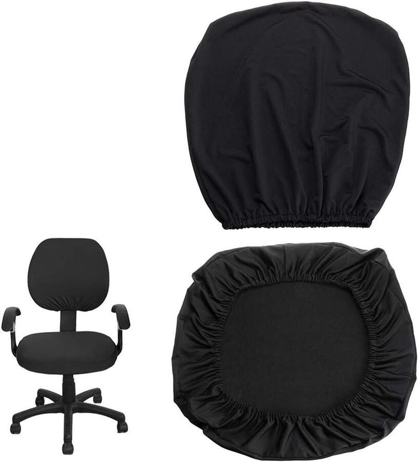 Inovra Plus Duurzame elastische stoelhoes voor bureaustoelen met tweedelig design Bescherming en stijlvol uiterlijk
