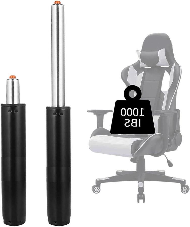 Inovra Plus Gasdrukveer voor bureaustoel Vervangende gasveer cilinder Reserveonderdelen 270 mm tot 390 mm 453 kg draagvermogen