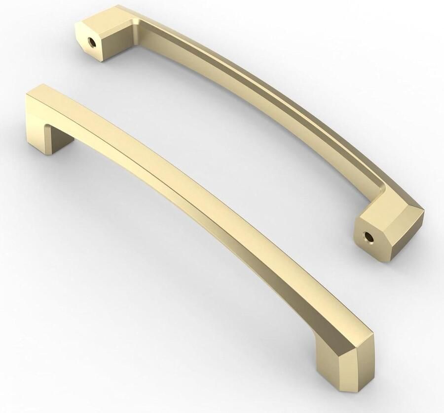 Inovra Plus Kastgrepen geborsteld goud 128 mm 10 stuks Vintage handgrepen keukenkasten Deurgrepen ladegrepen keukengrepen Gatafstand Keuken