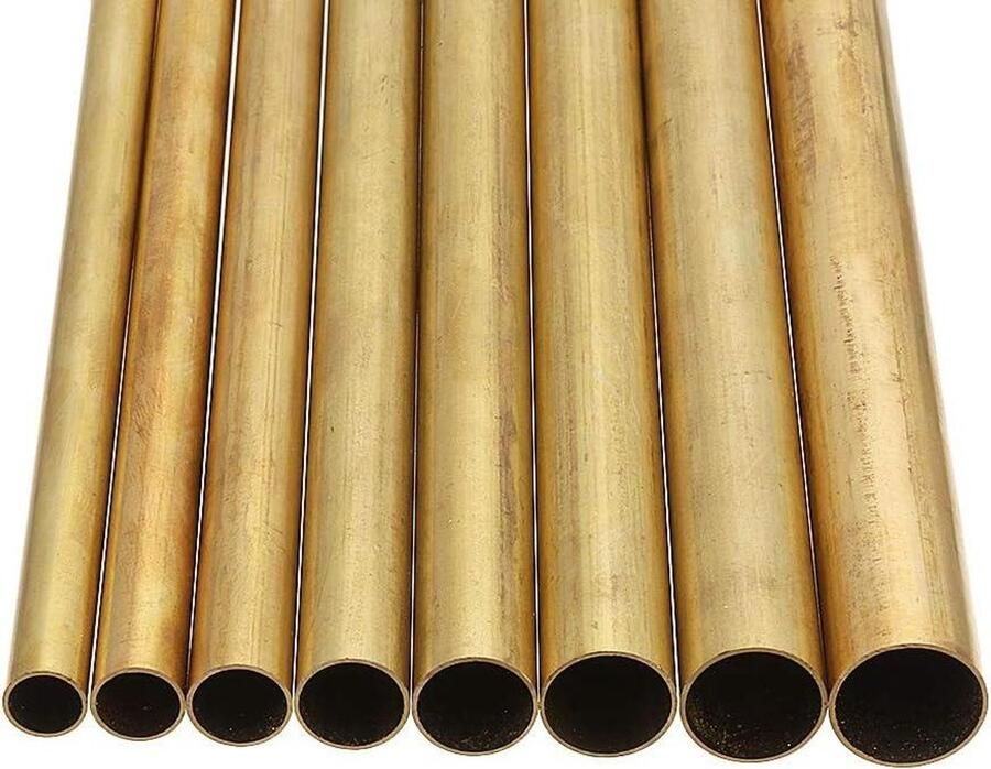 Inovra Plus Messing Ronde Buis Rod 8-15mm Diameter 30cm 9mm Metaalbewerking Handwerk Ambachtelijke Materialen