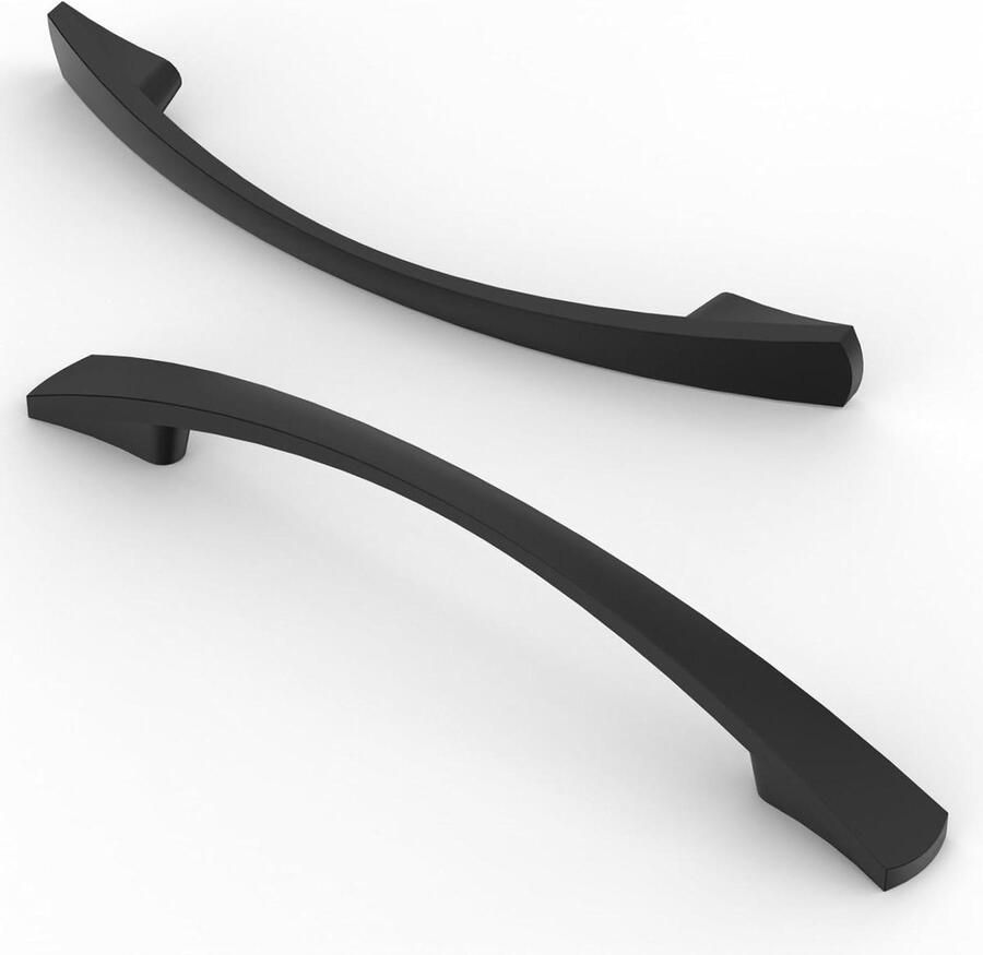 Inovra Plus Meubelgrepen zwart 128mm gatafstand Zinklegering ladegrepen Kastgrepen voor keukenkasten en kledingkasten Stijlvol en praktisch