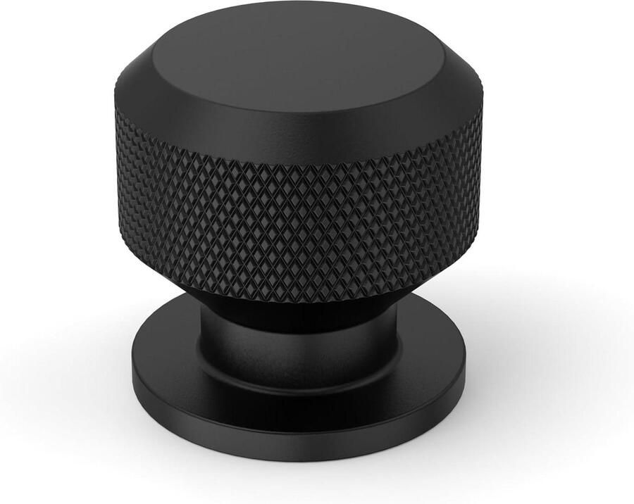 Inovra Plus Meubelknoppen Zwart 10 stuks Kast Deurknoppen UK0068 Ladeknoppen voor Commode Set van 10