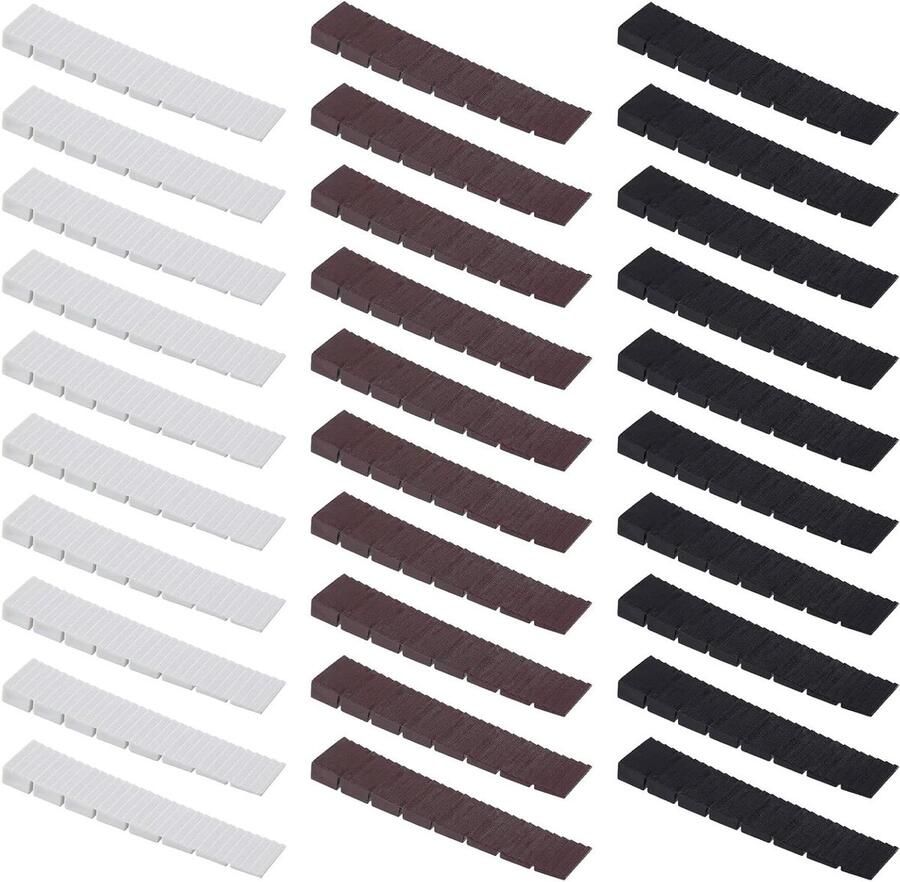 Inovra Plus Meubelwiggen Plastic Nivelleringswiggen Meubelafstelwiggen Tafel Stoelkast 30 stuks