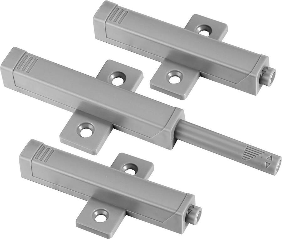 Inovra Plus Druk Om Te Openen Deuropener 3 Stuks Zwaar Uitgevoerde Magneetopener Voor Kastdeur 45N Demper Keukenkast Accessoire met Magnetische Werking Duw Deurdemper Voor Kledingkast