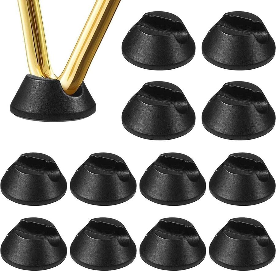 Inovra Plus Silicone beschermende tip voor meubelbeenbeschermers 16 stuks Vloerhoezen Voetenbeschermers voor koffietafel en stoel