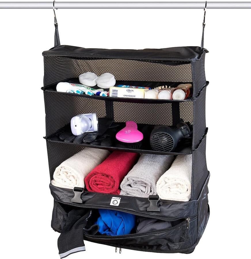 Inpaktassen Koffer: XXL Kofferorganizer Hangende Verpakkingskubus 45 x 64 x 30 cm (Reisorganizer Kofferorganizer Tas Hanger)