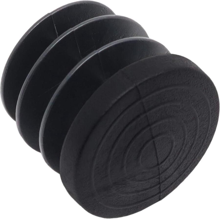 100 x lamellenstop zwart Ø 25 mm INS-R-BL-25-100 voor ronde buizen