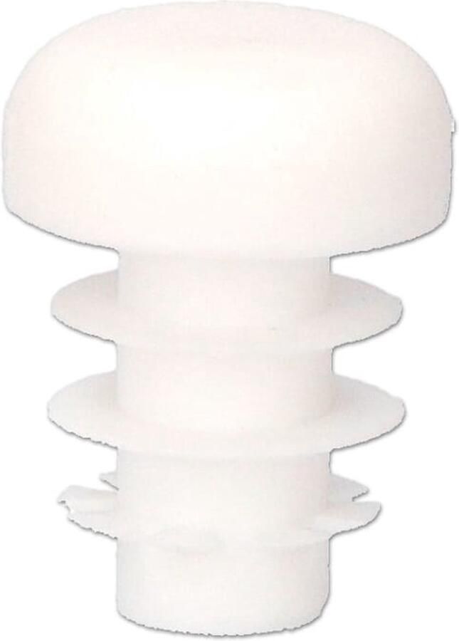 Insteekdop Stoel en Tafel Stoelpootdoppen Insteek Rond 18mm Wit 16 stuks