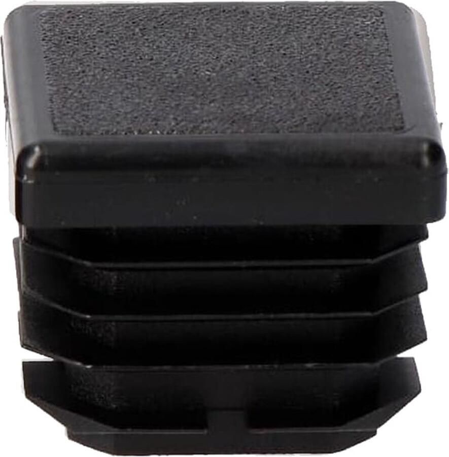 Insteekdop Stoel en Tafel Stoelpootdoppen Insteek Vierkant 25x25mm Zwart 16 stuks